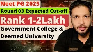 Neet pg 2025 Govt Branch options Rank Range wise |Govt seats possible?Category wise branch possible