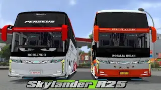 Mod Skylander R25 Mizta Doel.Livery Borlindo & Rosalia Indah Skylander R25.Bussid