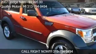 2007 Dodge Nitro for sale in Redford, MI 48239 at the Quattr
