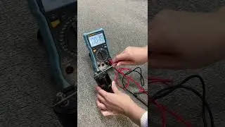 Large capacitance measurement#multimeter #voltage #f