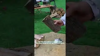 Experience the convenience of our Mini Portable Wood Splitter!