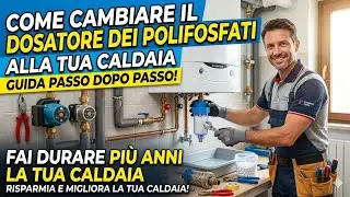 How to replace a polyphosphate filter in a boiler water tank