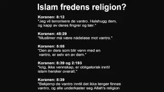 Islam - fredens religion?