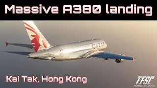 Airbus A380 | Microsoft Flight Simulator 2020 | Kai Tak Hong Kong