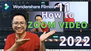 How to Zoom Video in Filmora 11 - 2022 Tutorial