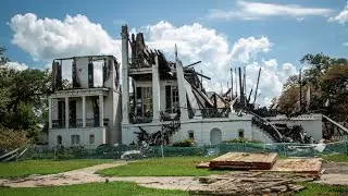 The ruins of Nottoway Plantation