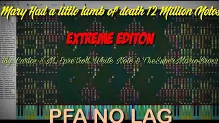 Black MIDI | Mary had a little lamb of death 12.3 Million notes | PFA No Lag