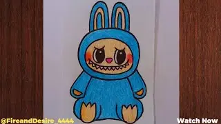 How to draw labubu|Labubu drawing easy|How to draw labubu doll