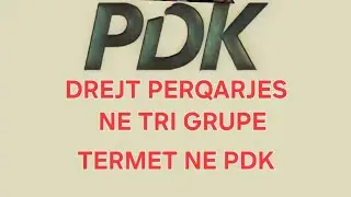 TERMET NE PDK NDAHET NE TRI GRUPE HAJNI E MADHA BRENDA PDK