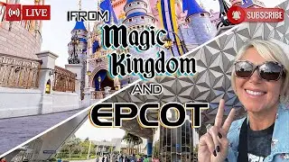 Epcot and Magic Kingdom  Rides/ Fireworks/ Parade #live