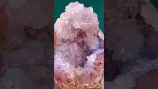 Gorgeous Pink Amethyst 😍 #pinkamethyst #crystals #gemstone #brazil #shorts #short #shortvideo #pink