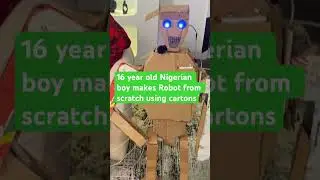 Amazingly, he is self taught. Full video coming soon, stay tuned&hellip; #robot  #robotics  #robots #Ai