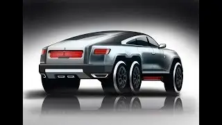Rolls Royce 6x6 SUV rendering   #RollsRoyce #SUV #rendering #luxury
