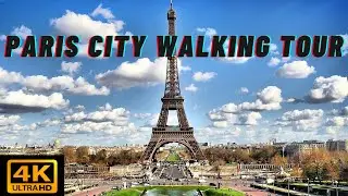 Paris Summer Beach walking Tour 4K | Paris plage 2021 visite &agrave; pied | 4k Video