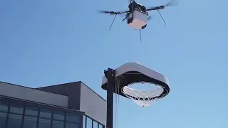 Drone delivery of medicines with precision drop, by Connect Robotics