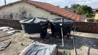 AQUECEDOR SOLAR CASEIRO DE BAIXO CUSTO COM MANGUEIRA PRETA ( 100% chuveiro elétrico nunca mais ) 