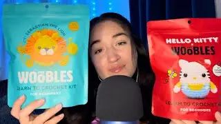 ASMR | Unboxing The Woobles Crochet Kit! | Lots of Crinkles! {Whispered/Scratch Tapping}