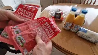 High carb low fat vegan food haul in less than 2 minutes.