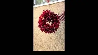 hatch chile pequin ristra wreath #chilepepper #hatchchile