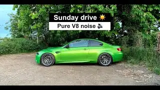 BMW E92 M3 Sunday cruise and pure V8 noise
