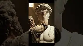 How Michelangelo create david- one block of marble