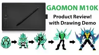 Gaomon M10k product review with ben10 (diamondhead from egg to ultimate fan art evolution!)