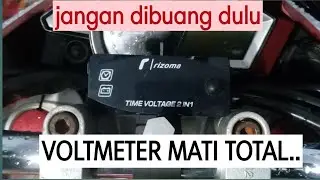 cara perbaiki voltmeter mati total