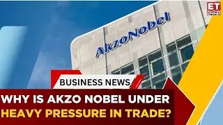 Akzo Nobel Under Pressure After 10.7% Stake Sale | Nifty Struggles at 25,800 | Sensex, Nifty in Red