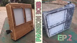 [Passion Bois EP2] Transformation Projecteur de chantier en Luminaire d'int&eacute;rieur puissant