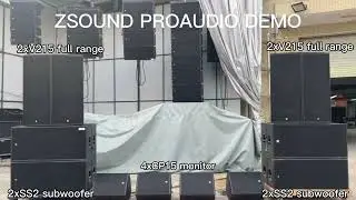 ZSOUND V215 15-inch line array sound system!