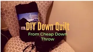 $25 DIY Top Quilt for Backpacking Light