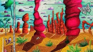 Come With Me as I Finish up the Arches National Park Painting!