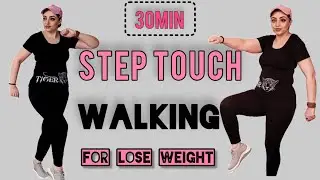 30-MIN STEP TOUGH WALKING WORKOUT FOR WEIGHT LOSS | BURN CALORIES AT HOME | FULL BODY 💪 5000-Step 👣