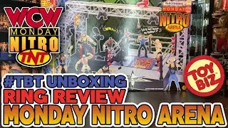 TBT UNBOXING WCW Monday Nitro Arena ToyBiz Ring Review!!