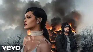 Eminem & Rihanna Ft. Rick Ross - Run This Town  (Explicit Music Video) 2024