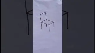 Chair 🪑 Drawing Easy step by step for kids #chair #art #viralvideo #drawing #shorts #shortvideo
