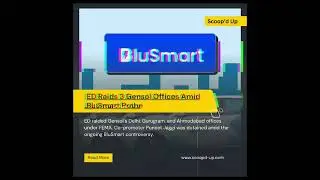 BluSmart Crisis New Update 🔥 #blusmart #ed #arrest #scoopdup