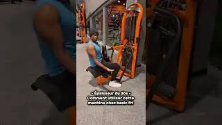 Machine pour l&rsquo;&eacute;paisseur du dos chez basic fit ￼