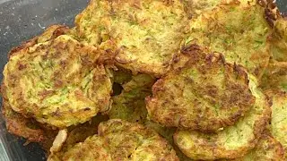 Оладьи  из кабачка 🔥Очень вкусные с добавлением картофеля👌