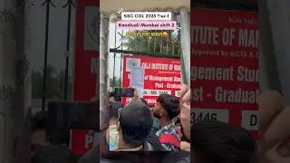 MUMBAI Kandivali exam center / ssc cgl 14 august / ssc cgl exam