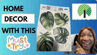 Using Dollar Tree Peel and Stick to make Beautiful Home Decor☘️🍃