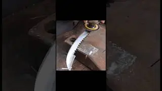 Forging a Mini Sword from a Bike Sprocket! ⚒️🔥 #shorts #sword #blacksmith #ajoykumarsarma