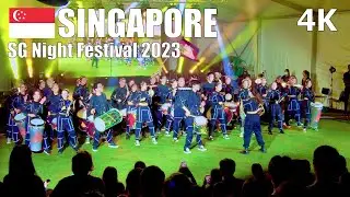 Dazzling Singapore Night Festival 2023! 🇸🇬 - Virtual Walking Tour [4K]