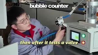 Pressure Leak Test Bubble Counter | Valve Seat Sealing Tightness Verification & API 527 Testing Rig