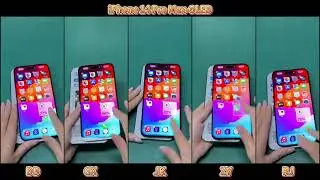 14 Pro Max OLED Screens Test!  DD GX JK ZY RJ Compared