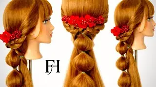 😍Half-Up Hairstyle Tutorial for Long & Medium Hair | Easy & Trendy for Teenagers