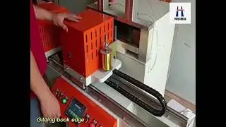 LINHANG -book polishing edge gilding machine (hot stamping machine)