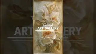 4K luxury floral painting  #art