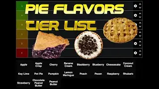 Pie Flavors Tier List