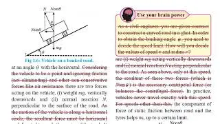 L 04 @ROTATIONAL DYNAMICS   @Notes From TextBook @Banked Road @Without Frict HIGH